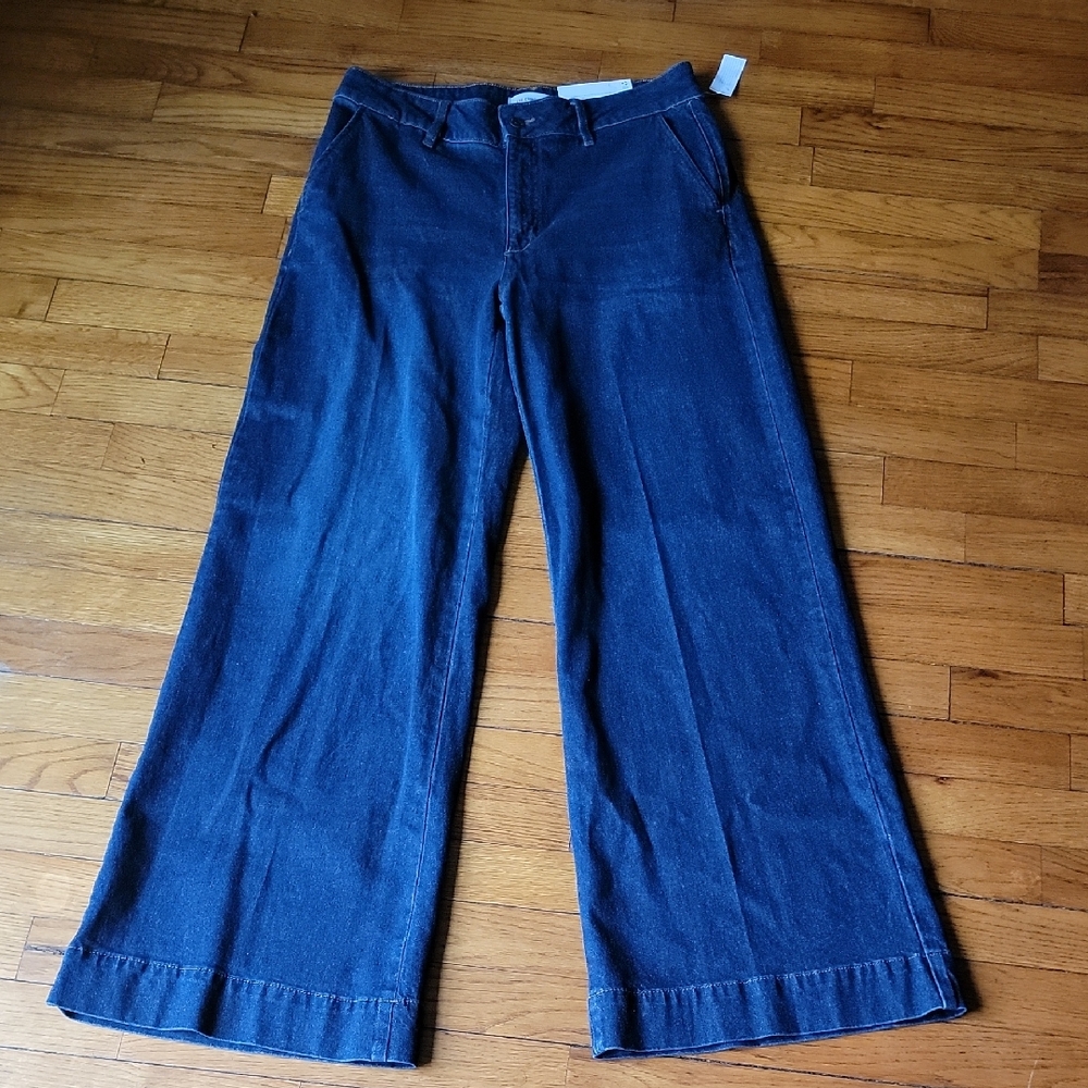 Liz Clairborne Wide Leg Denim Trouser